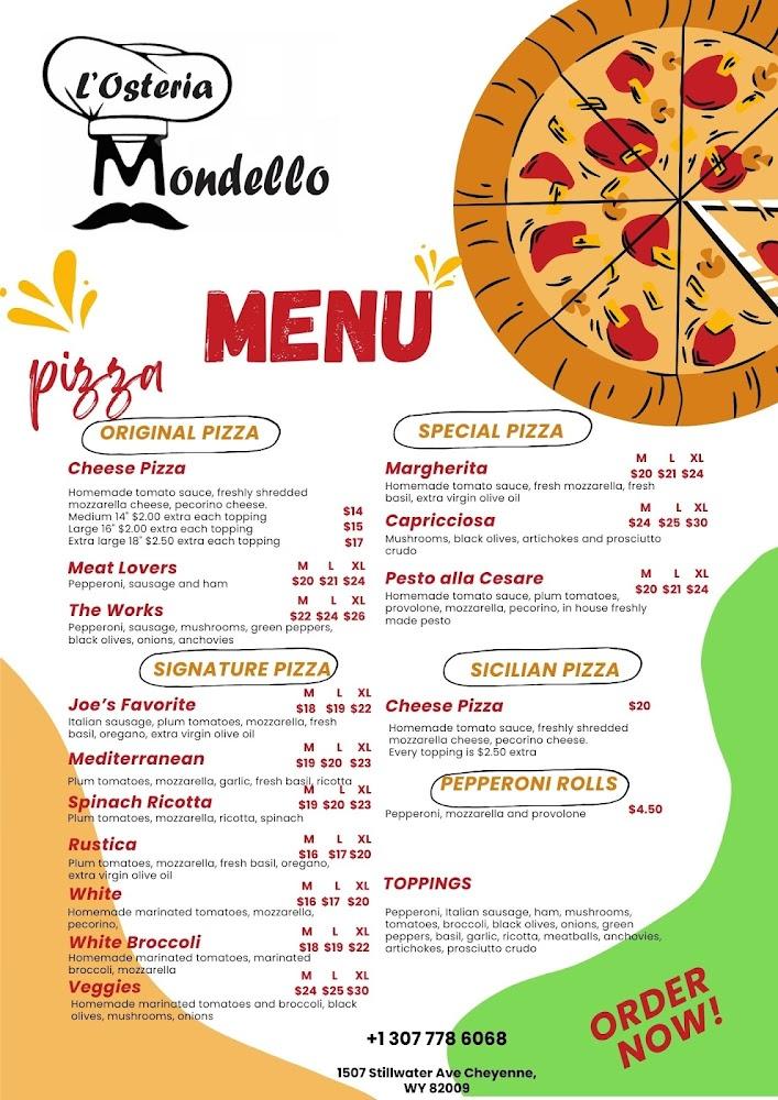 L'Osteria Mondello Menu image 1