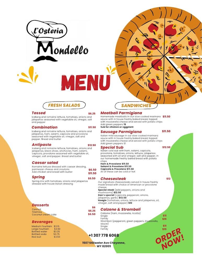 L'Osteria Mondello Menu image 2